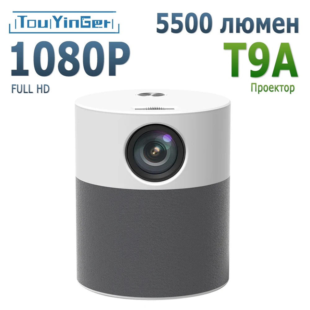 

Touyinger T9A Android Smart Projector Native 1080P Full HD Support 4K WiFi Bluetooth Home Theater Video Beamer