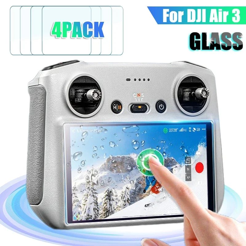 HD Clear Screen Protector Pro for DJI Air 3 RC2 DJI Mini 3 RC Remote Control Tempered Glass Protective Film Anti-fall Protection