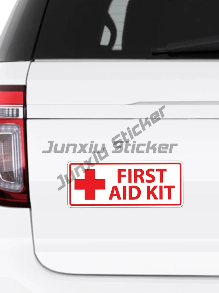 Self-adhesive Decal for First Aid Kit Car Sticker Waterproof Auto Decors on Bumper Rear Window Laptop