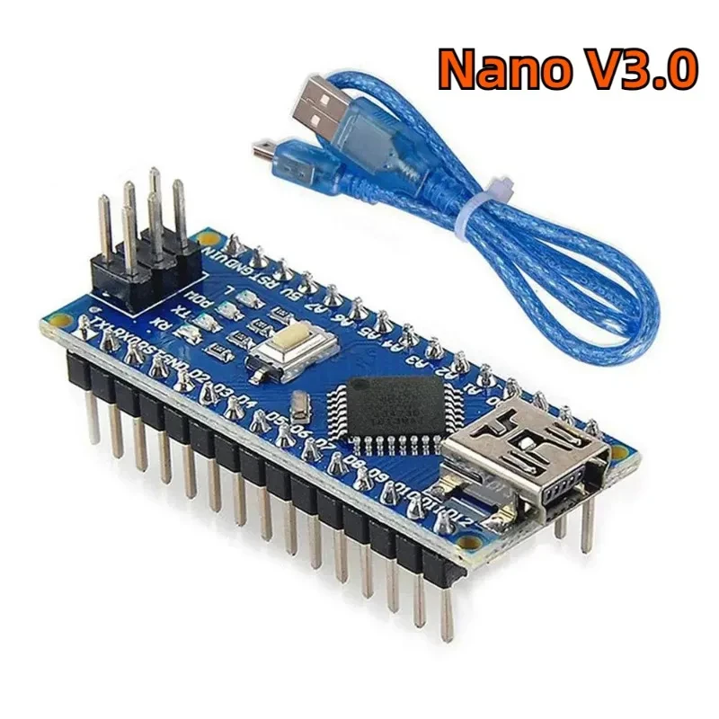 1/3PCS Compatible with Nano V3.0 CH340 Improved Atmega328P USB To TTL with Data Cable Controller Board Module for Arduino