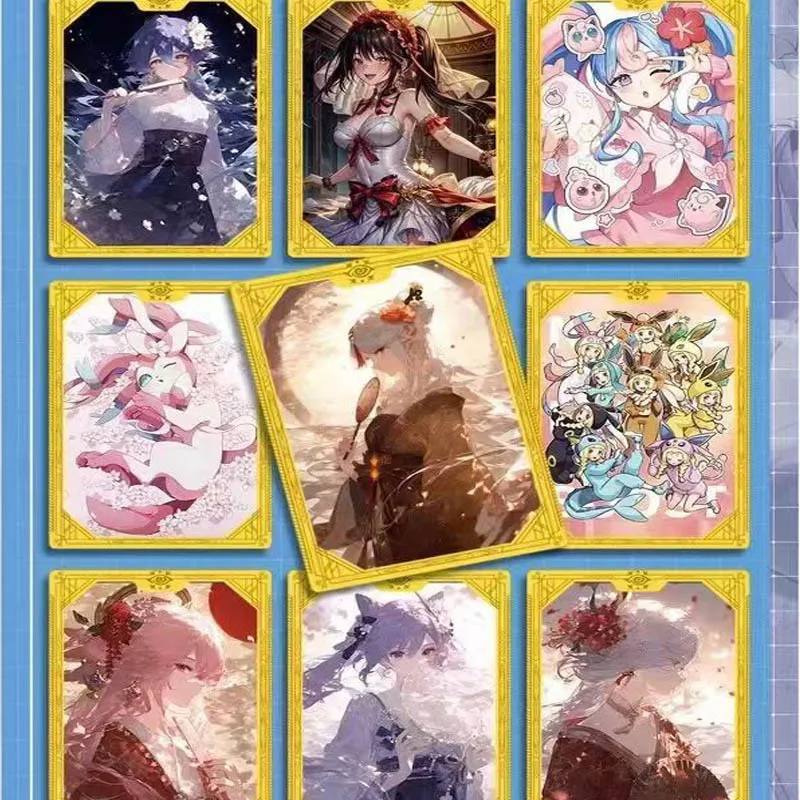 Goddess Story Collection Card Booster Box Male God Yika Healing Time Golden Frame Drip Glue Charming Comic Girl Transaction Card