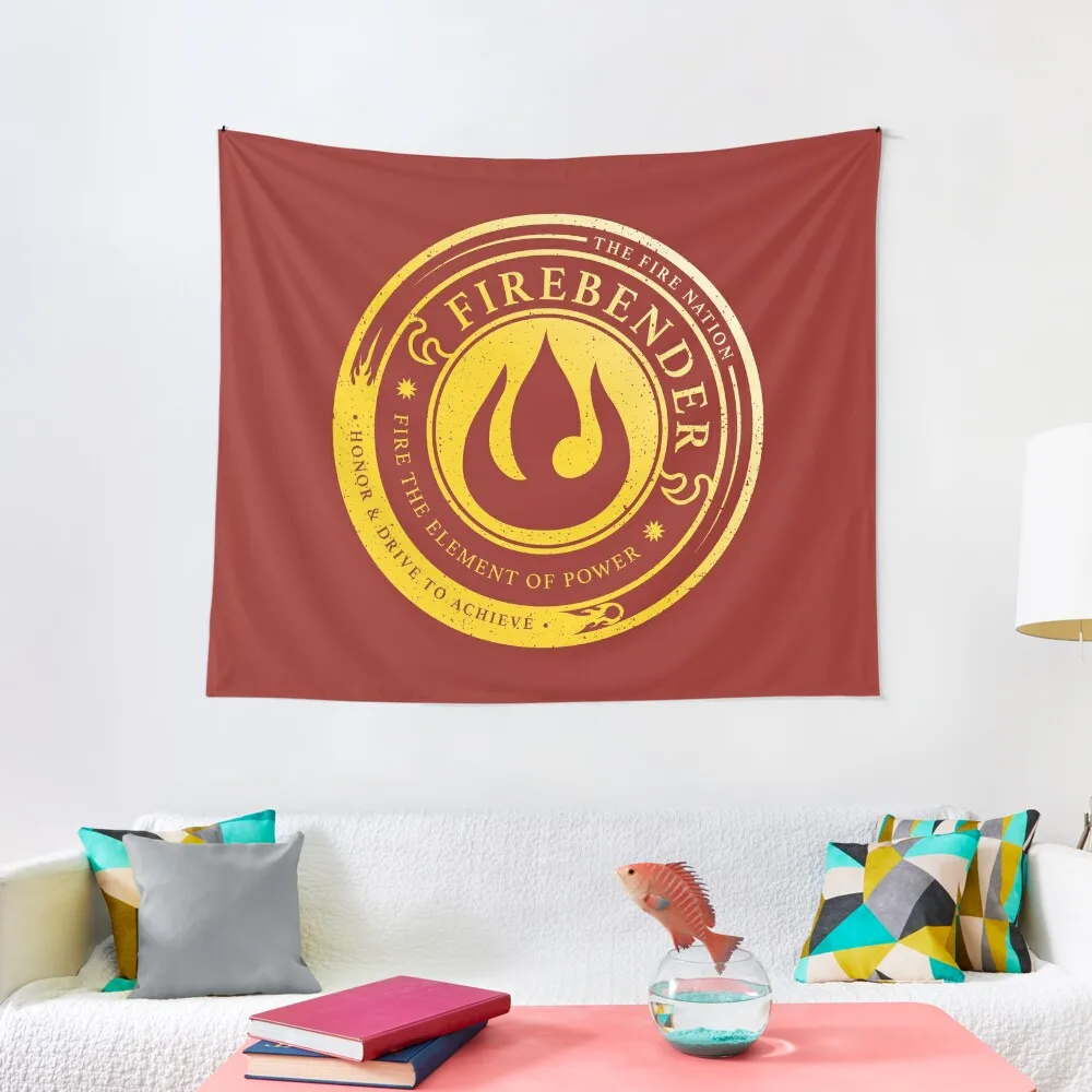 

ATLA Firebender Symbol: Avatar-Inspired Design Tapestry Room Design Room Aesthetic Decor Wall Tapestries Tapestry