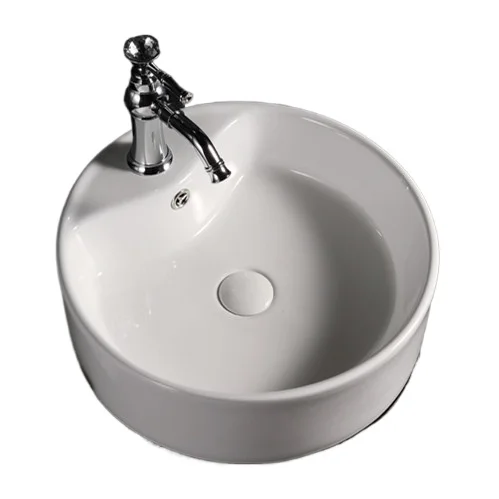 On-stage basin, round art basin, ceramic face wash basin