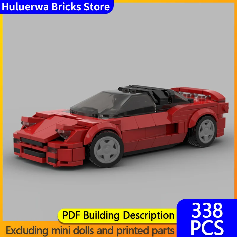 

Модель скоростного гоночного автомобиля MOC, строительные кирпичи NSX, верхний уровень, спортивный автомобиль, модульная технология, подарки, праздник, сборка, детские игрушки, костюм