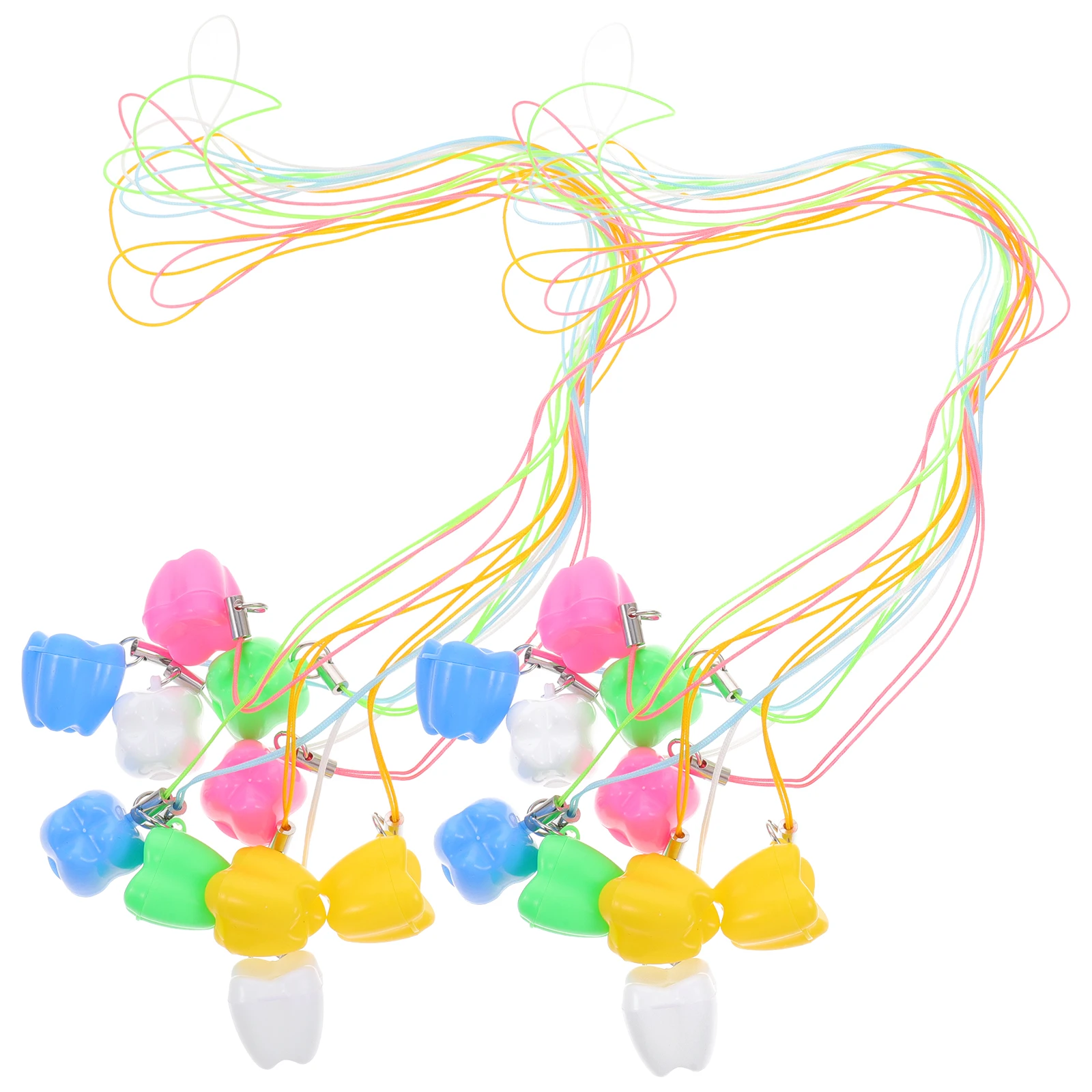 

20 Pcs Deciduous Teeth Preservation Colorful Portable Tooth Collection Storage Keepsake Baby First Saver Mini Container