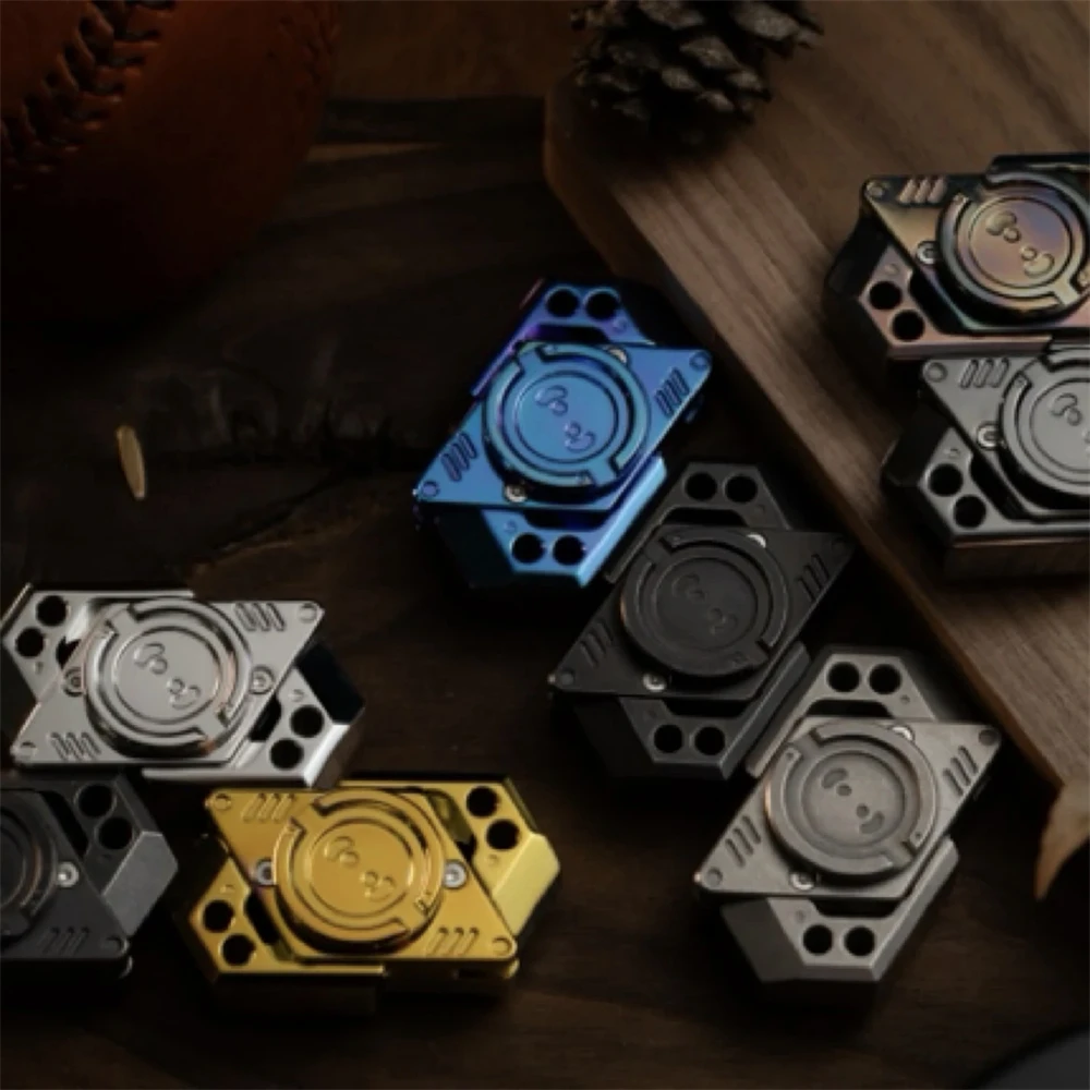 Spinner antystresowy JINGZHE ze stopu cyrkonu, zabawka EDC, spinner do ręki, slider antystresowy, zabawka sensoryczna na stres, ADHD, autyzm