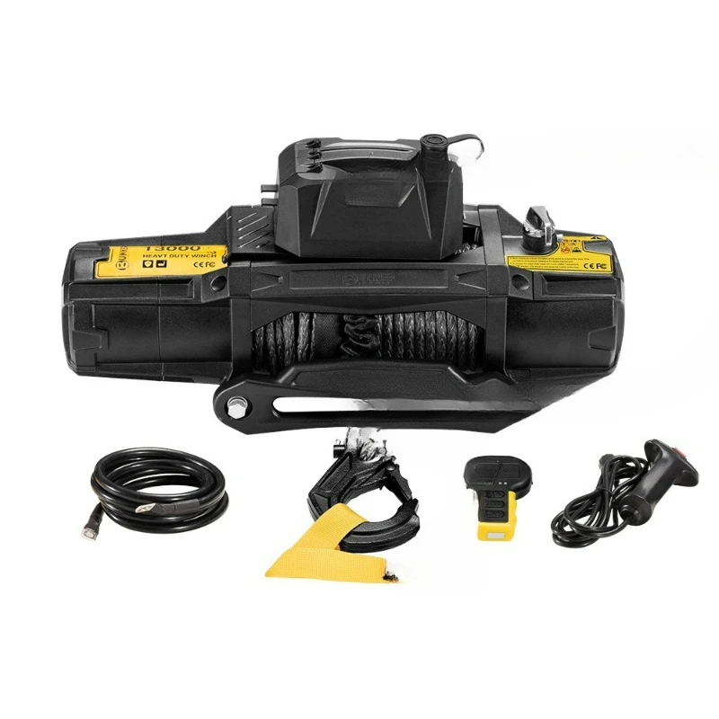

IP67 waterproof 13,000 pounds off-road escape winch Wireless control Electric winch