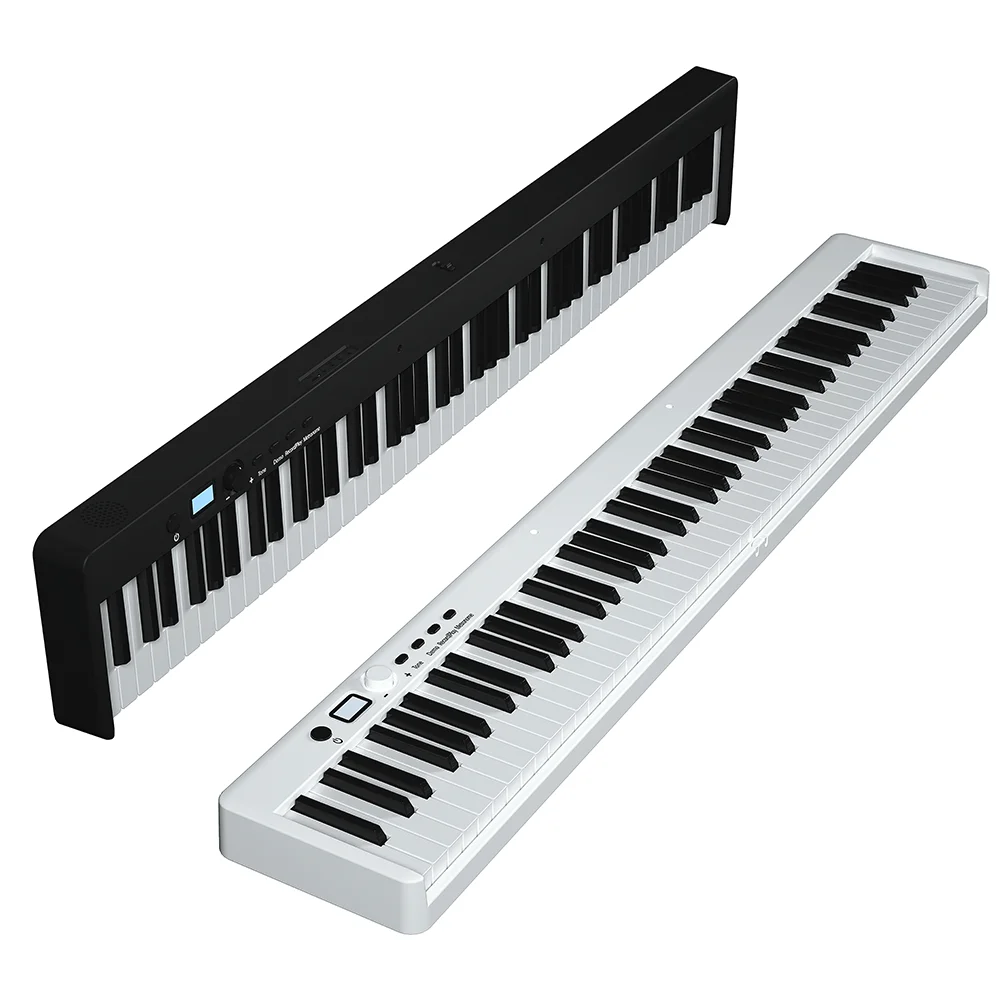 Teaching Function Connect To The Bluetooth App Bora BX20 Folding Piano 88 1:1 Riato  Keyboard Wholesaler Music Instrument