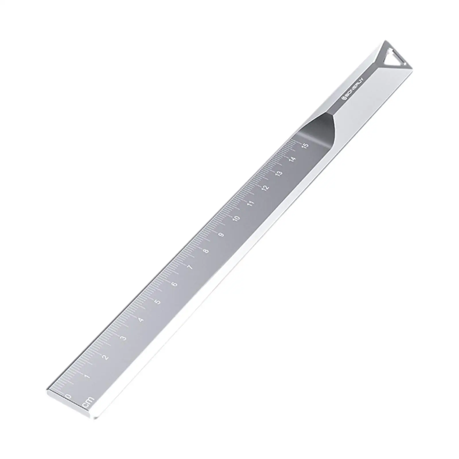 Straight Ruler Handy Engraved with Hanging Hole for Drawing Diary Students