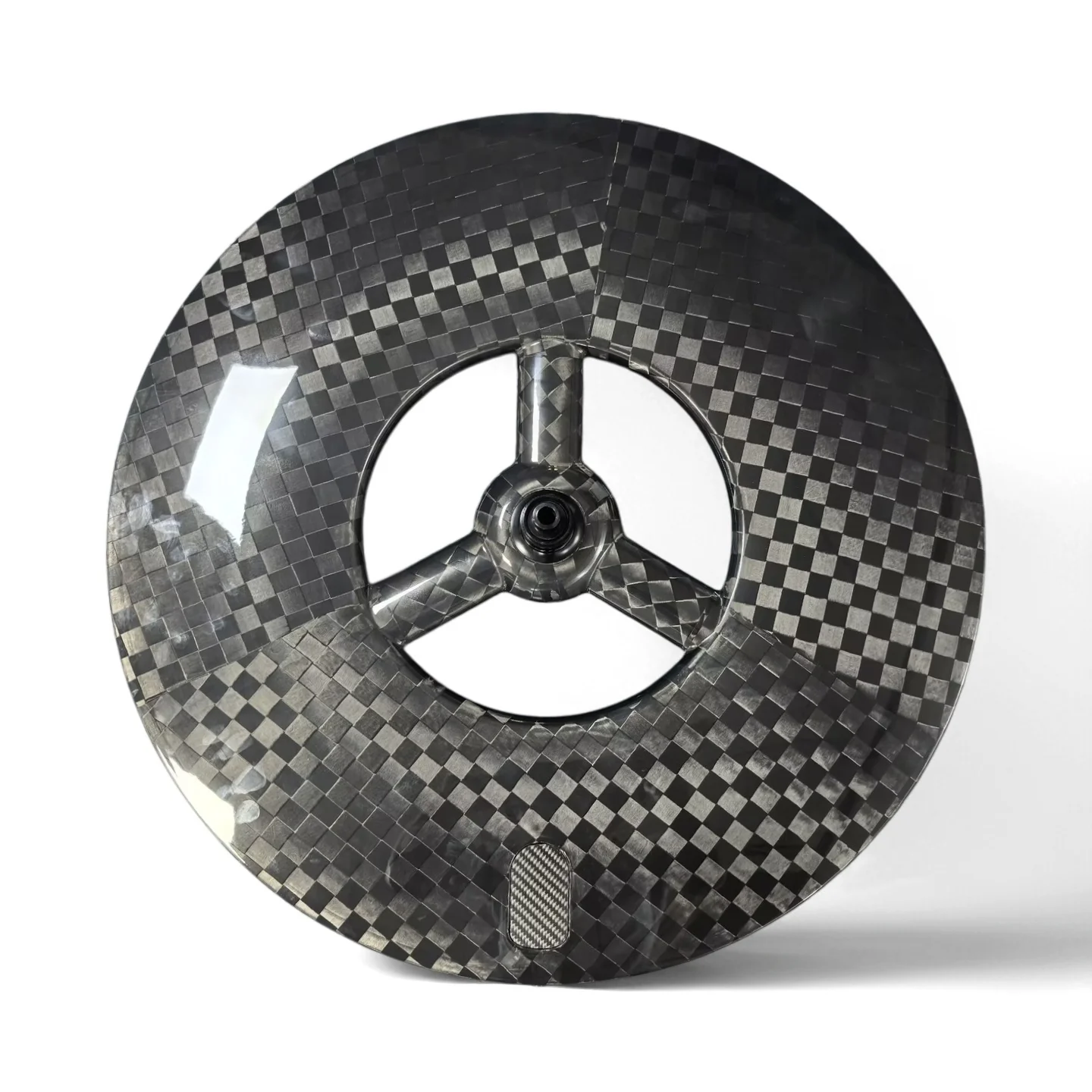 Carbonbeam 180mm Tiefe Tri-Spoke-Rad T1000 Carbon Clincher Tubeless 28mm breit 21mm innen 700C Rennrad-Scheibenbremsräder