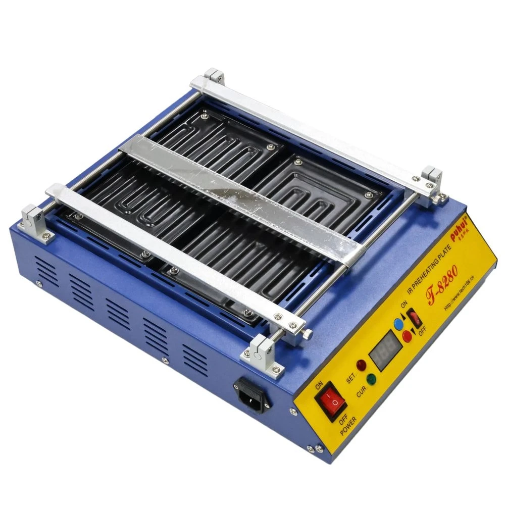 

220V/110V Puhui T8280 PCB Preheater IR Preheating Plate T-8280 IR-Preheating Oven 0-450degree Celsius Solder Repair