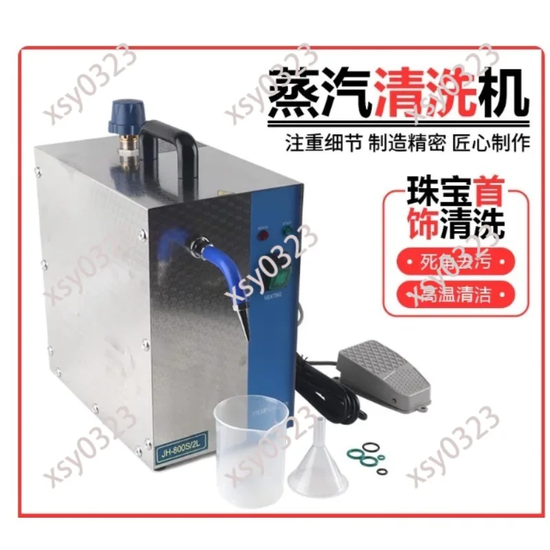 2L 1300W Steam Cleaner Stainless Steel Mini Steam Machine for Jewelry Electroplating