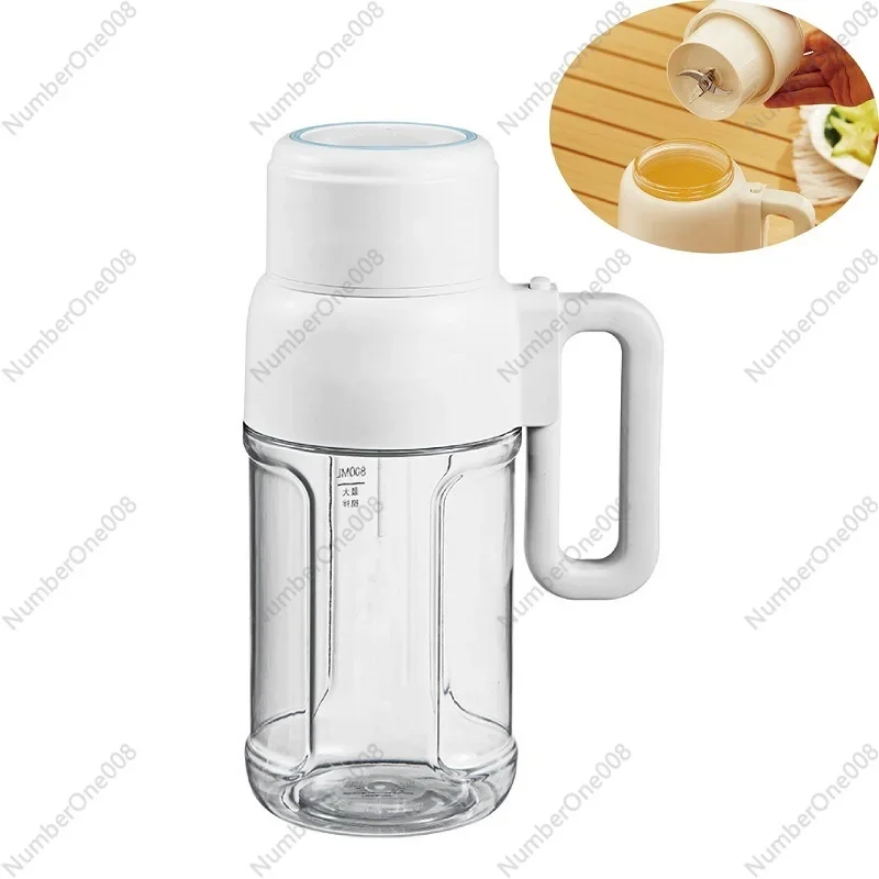 1000ml Electric Juicer Multifunctional Motion Wireless Juicer Cup Blender Portable Drink Cup Milkshake Blender Juicer 10 Blades