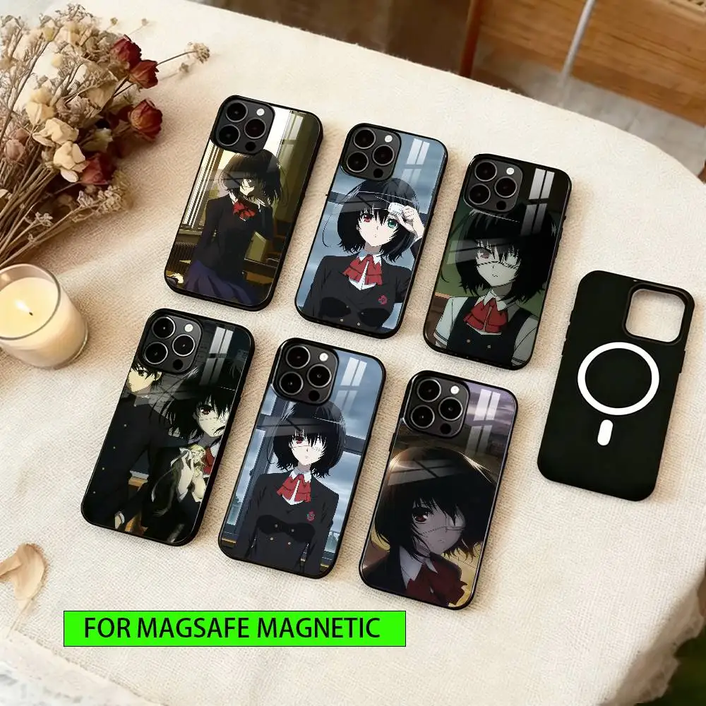 

Misaki Mei Phone Case For iPhone17,16,15,14,13,12,11 Plus,Pro Magnetic For Magsafe Wireless Charging