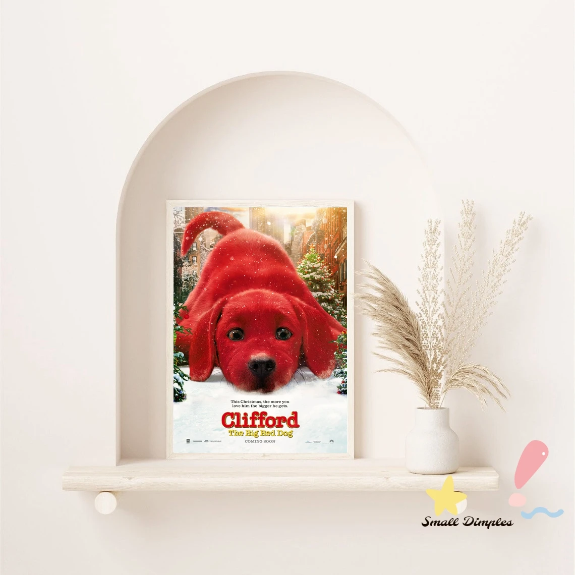 Clifford The Big Red Dog Movie Poster Canvas Art Print Home Decoration Wall Painting ( No Frame ) - view 4