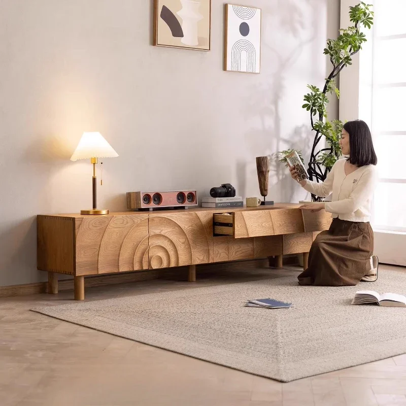 

Entertainment Center TV Stand Electric Fireplace Modern Floating Wood Console Storage Cabinet Soporte De Television Furniture