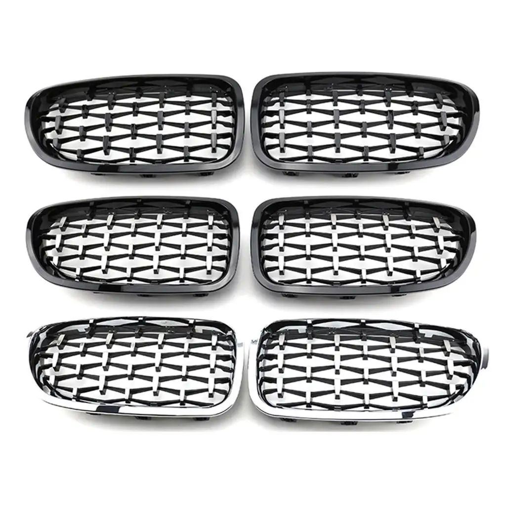 

F10 ABS Material Diamond Grill Front Grill Car Bumper Grill for BMW 5 Series F10