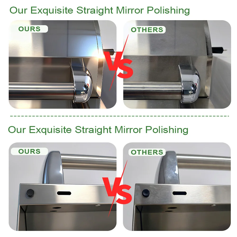 Heavy-duty Luxury High-end Built-in Super Concrete SS Propane Stainless Steel Outdoor House Garden Backyard Gas LPG NG BBQ Grill