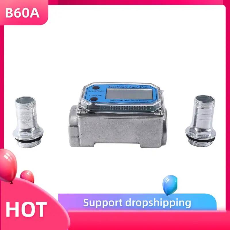 

B60A Flow Meter Electronic Digital Display Measuring High Accuracy Aluminum Alloy Multipurpose
