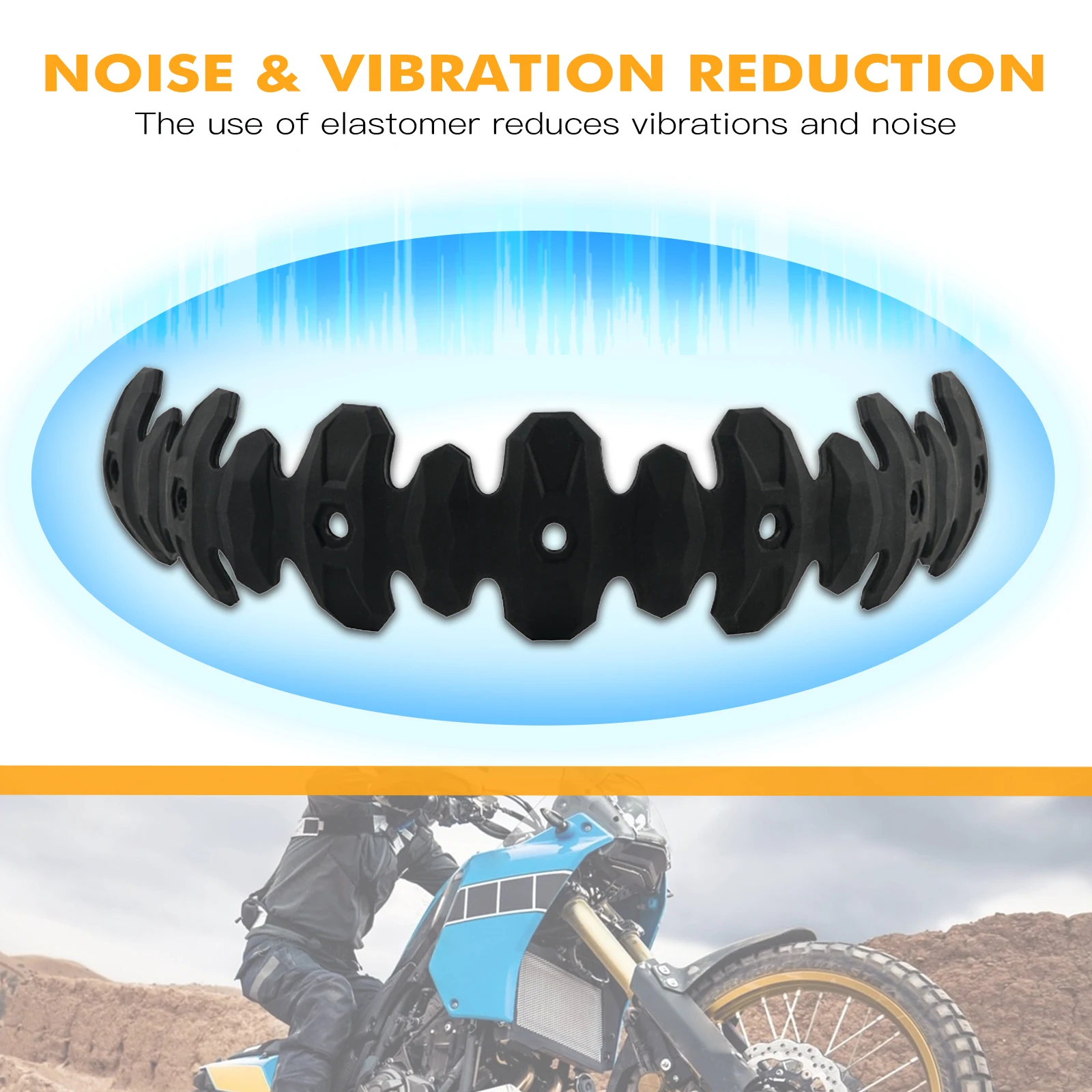 Osłona termiczna rury wydechowej tłumika do KTM EXCF SXF Husqvarna FE FC GasGas ECF EXF Sherco SEF-R Beta RR 4T, 22CM 40CM