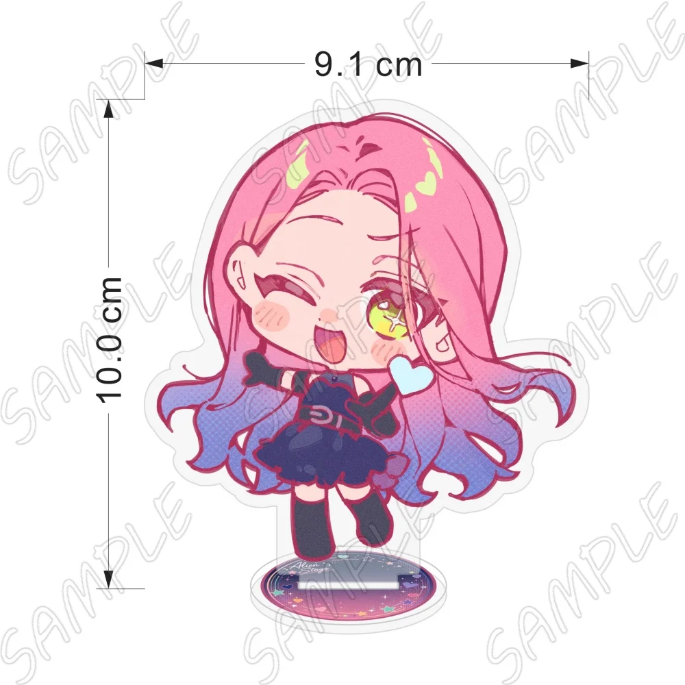 Alien Stage Acrylic Standee Cute Luka Sua Hyuna Cartoon Character Figure Table Top Display Desk Ornament Model Plate Keychain