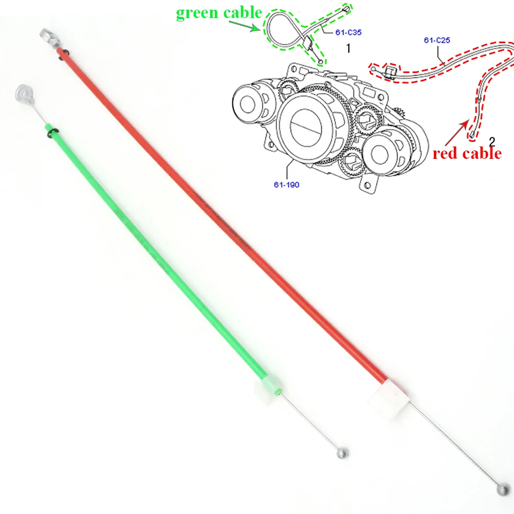 

8A6119236AF 8A61-18C426-AD Air Conditioning Blower Control Switch Cable Cold Warm Air Pull Wire For Ford Fiesta MK7 2008-2017