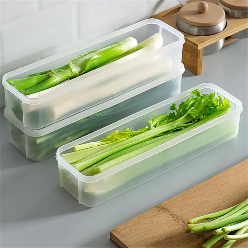 Plastic Pasta Container, Clear Spaghetti Storage Container Organizer with Lid, Stackable Long Noodle Holder for Kitchen