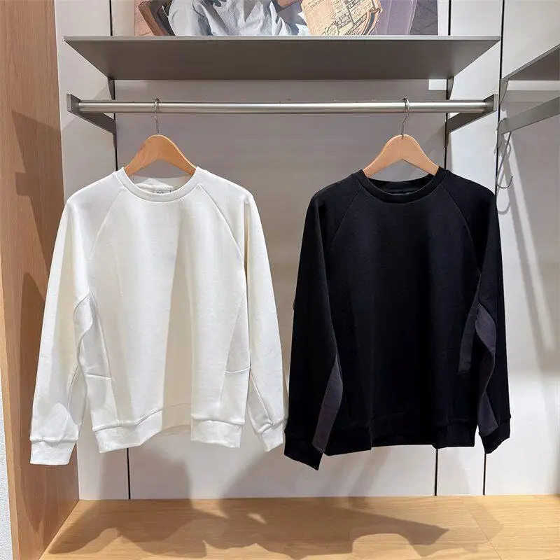 Male Golf Wear 2026 New Autumn Crew Neck Long Sleeve Sweatshirt Outdoor Casual Sport Top
