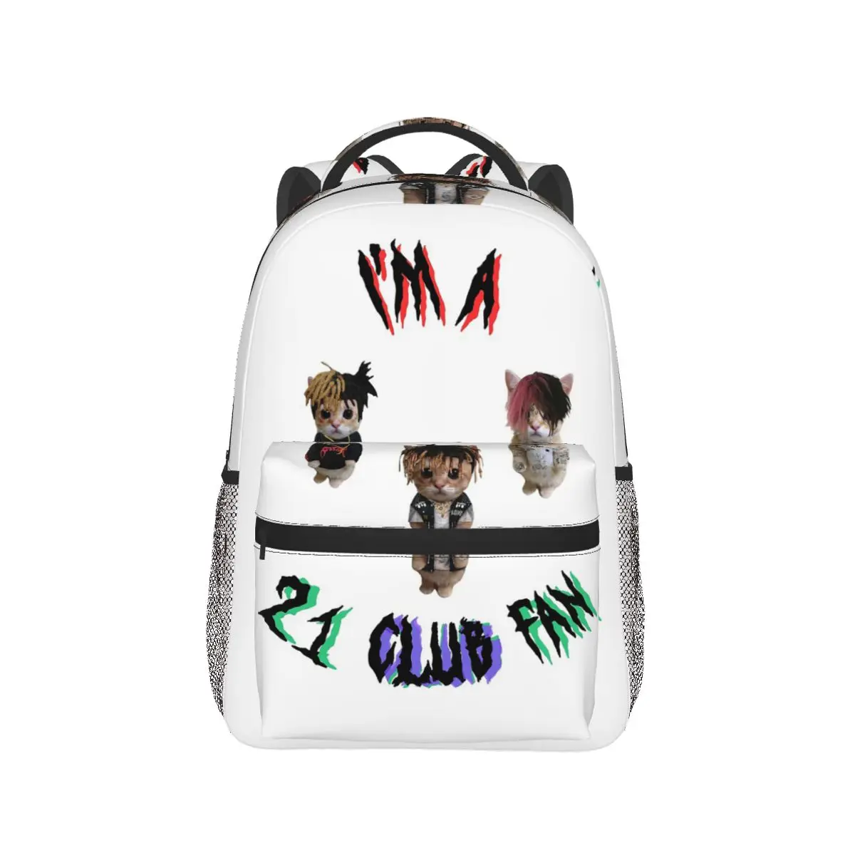 Copy Of I'm A Breaking Bad Fan Cat Student Backpack School Bag Hiking Travel Daypack for Men Women Fashion Bookbag Shoulder Bags
