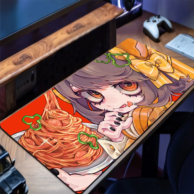 

Mouse Pad Gaming Mousepad Desktop Anti-slip Protective Mat Anime Girls Computer Keyboard Pad Mausepad Anti-skid Pad