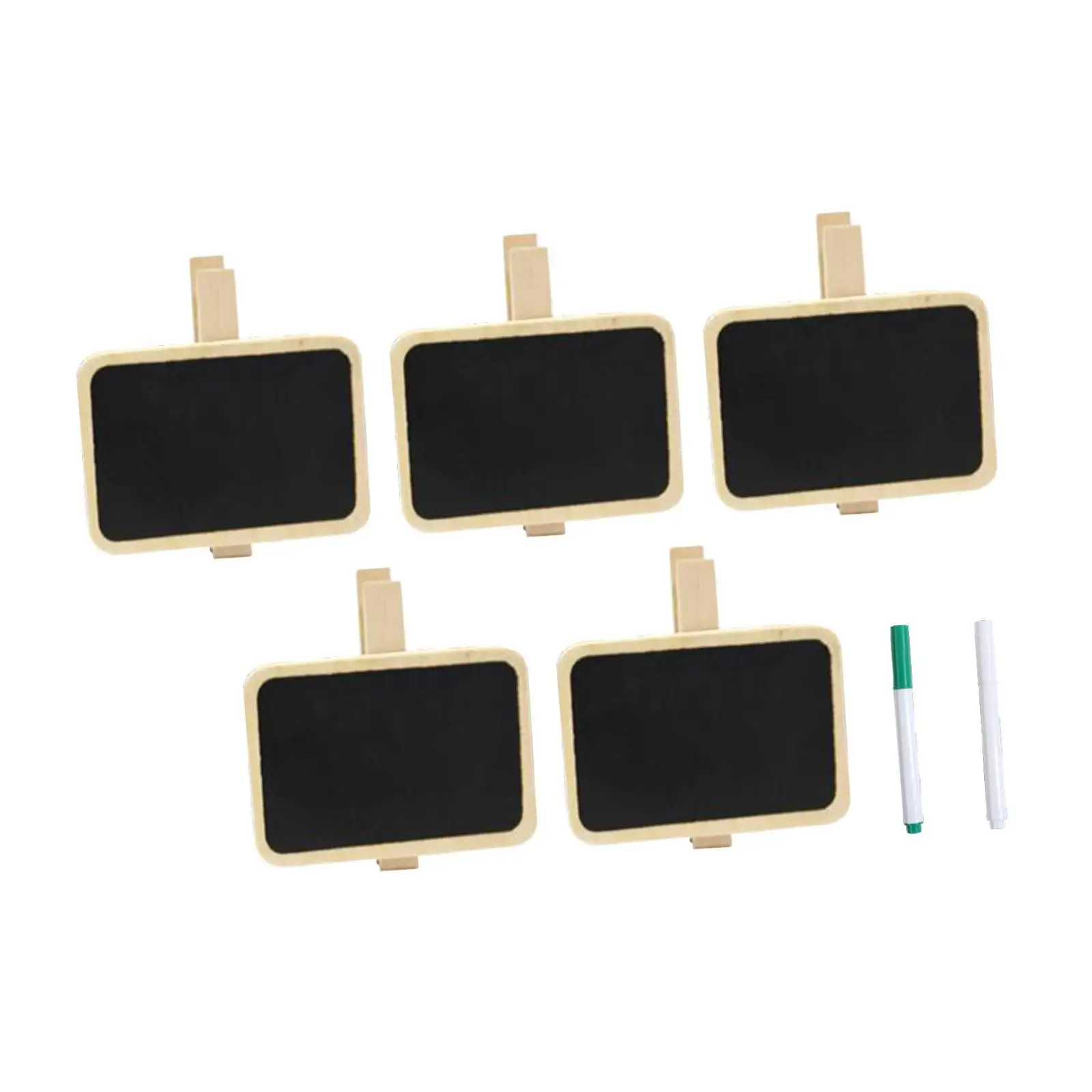 

5Pcs Plant Labels, Plant Tags Small Versatile Reusable Weatherproof Signs Wood