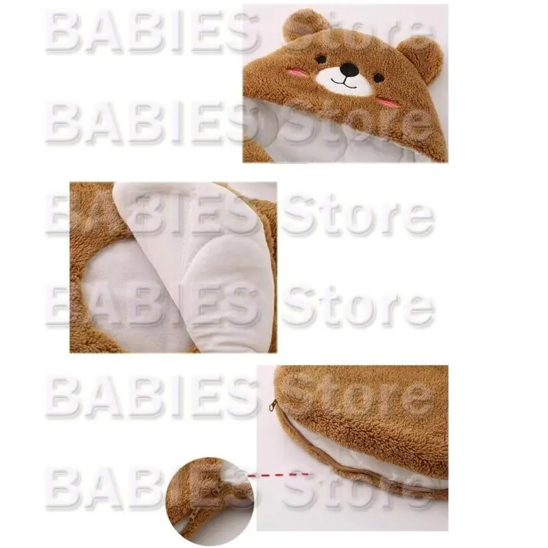

C9GB Infants Swaddles Blanket Cosy and Comfortable with Bottom Zippered Designing for Baby Nursery Breathable Sleeping Bag