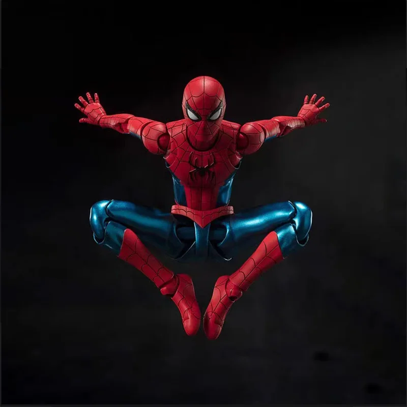 

100% Original S.H.Figuarts SHF SPIDER-MAN No Way Home New Red & Blue Suit Tom Holland In Stock Anime Action Figures Model Toys