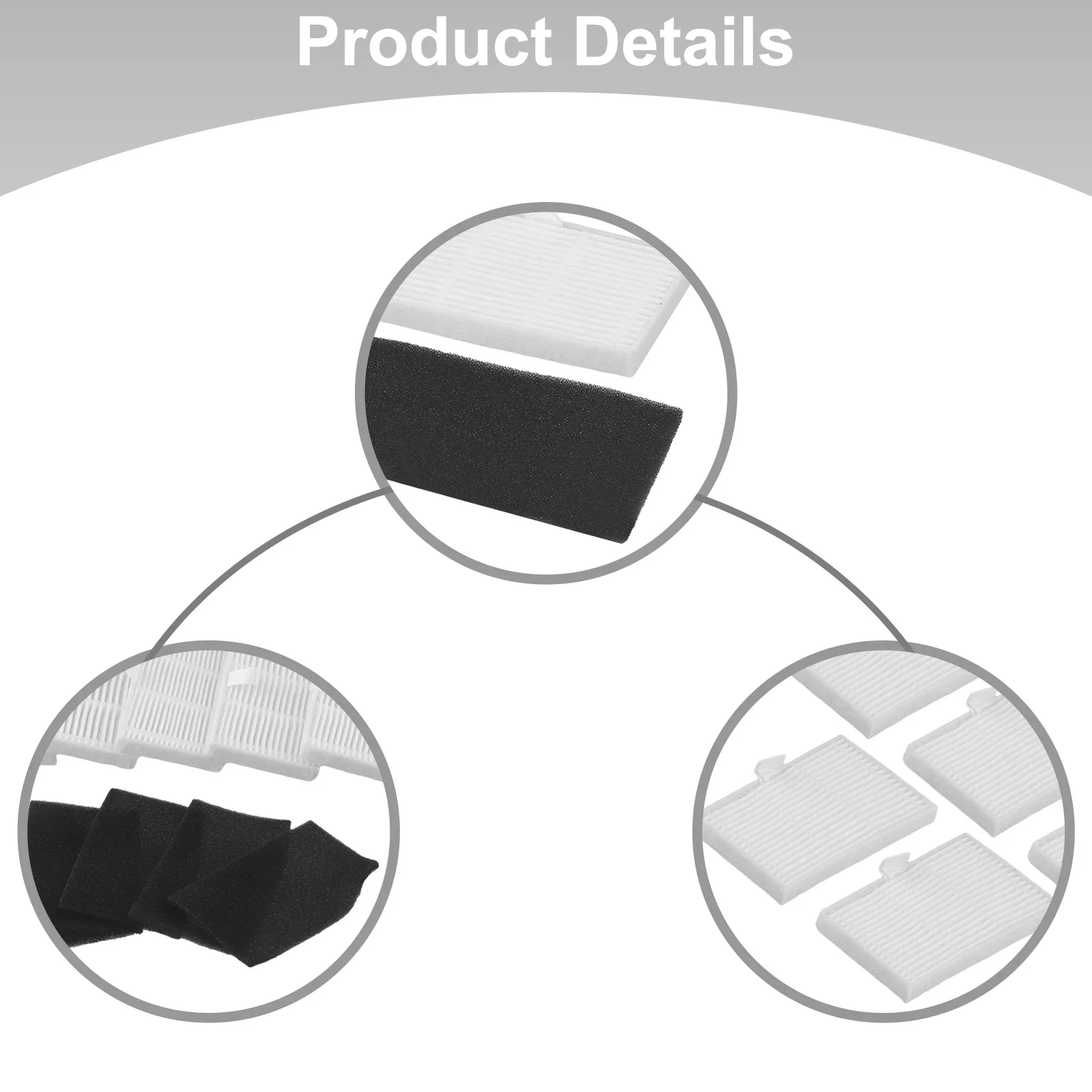 الحفاظ على مرشح الأداء الأمثل لـ Midea S5 Plus لـ Cecotec لـ Conga 2299 Ultra Home لمجموعة XTreme المكونة من 5