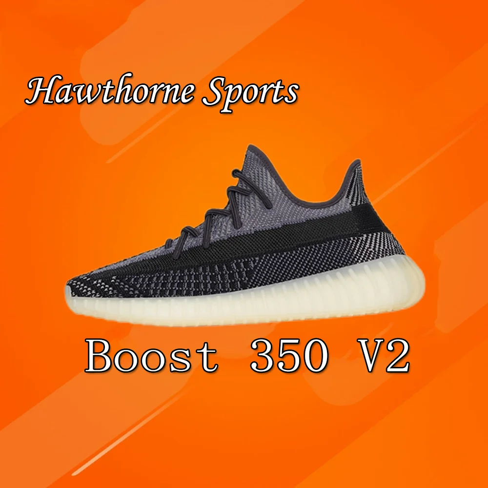 Adidas New Yeezy Boost 350 V2 Men and Women sneakers Breathable fashion casual shoes Cushioning and wear resistance Black&Brown