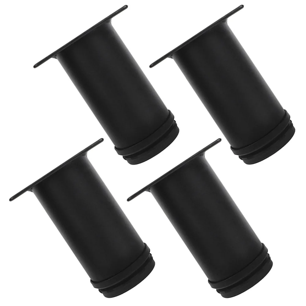 

4pcs Stainless Steel Cabinet Legs Adjustable Furniture Support Feet Heightening Levelers Scratch Proof Base For Table Chair Desk
