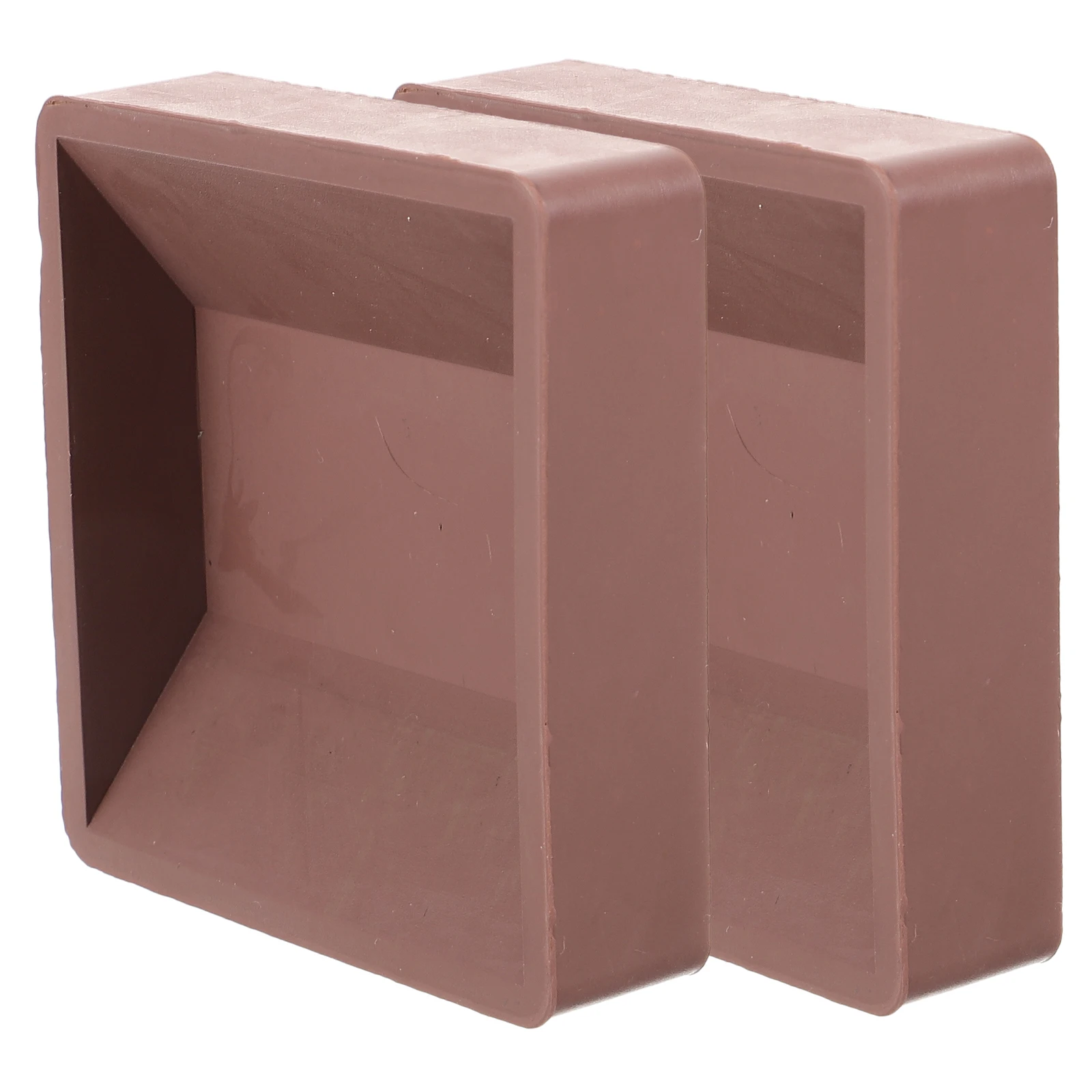 2 pcs Caster Cups Rubber Material Scratch Resistant Furniture Wheel Stoppers Bed Chair Desk Table Sofa Dresser Anti