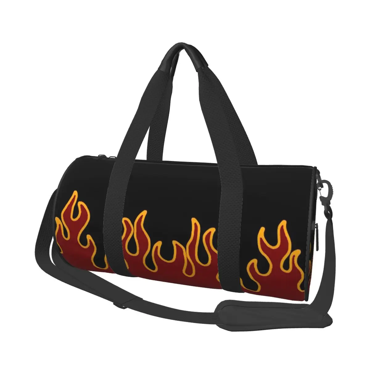 

Большой огонь, пламя, горящее пламя, большая спортивная сумка, водонепроницаемая дорожная сумка, сумки для фитнеса