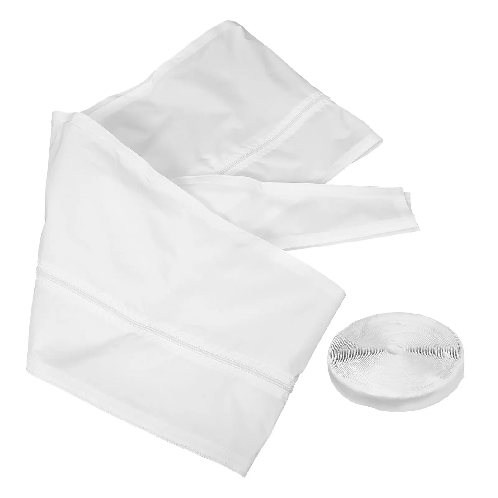 Air Conditioner Sealing Cloth Adjustable Drawstring Waterproof Window Seal for Home Ac Unit Windproof Protective Cover