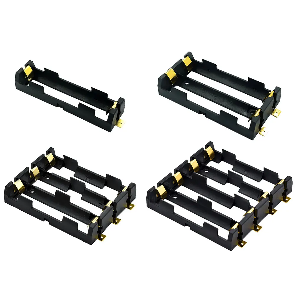 18650 SMT Battery Holder 18650 SMD Battery Box Power Bank With Bronze Pins Rechargeable SMT 1X 2X 3X 4X Battery Storage Case