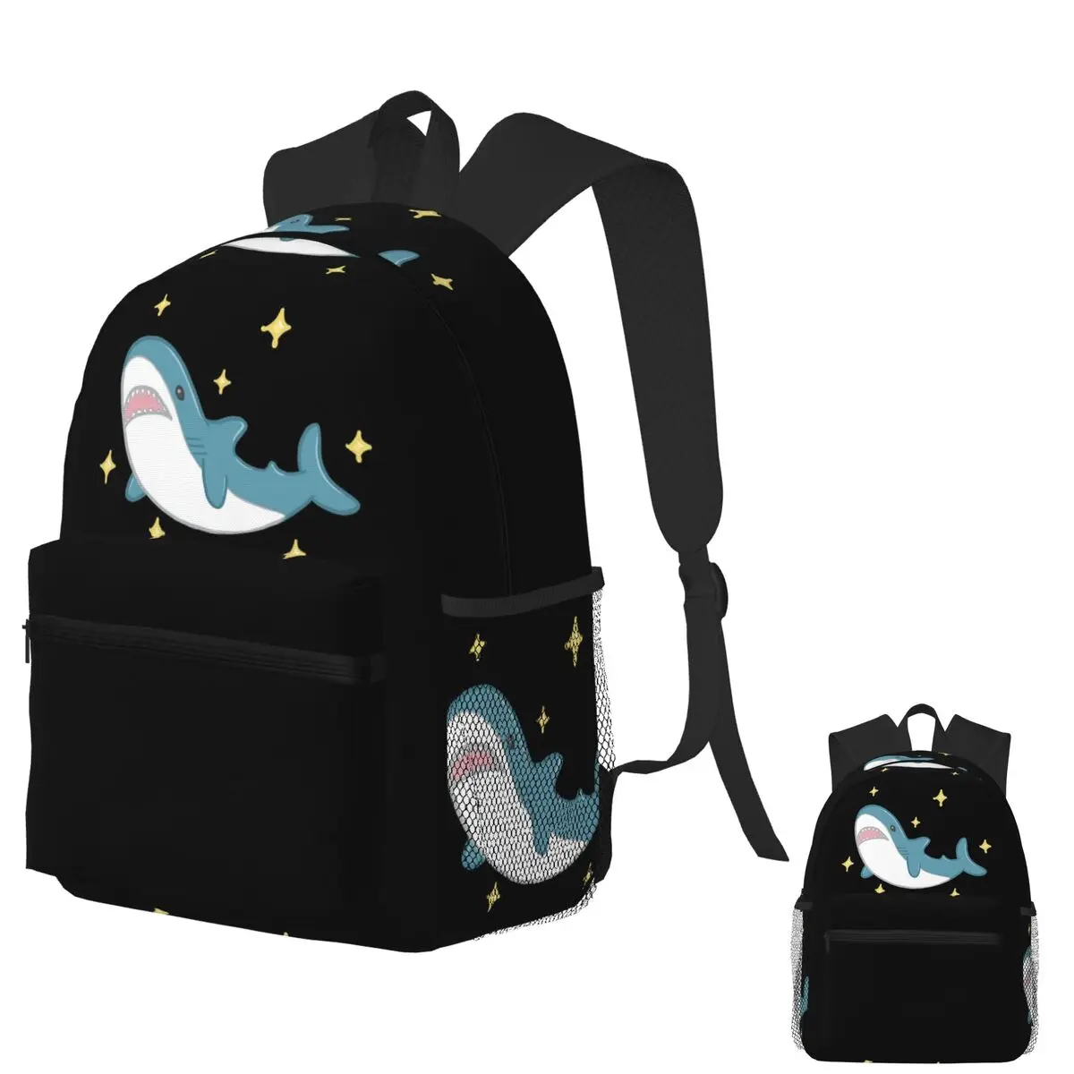 

Blahaj The Shark Student Backpack School Bag Hiking Travel Daypack for Boys Girls Fashion Bookbag Shoulder Bags