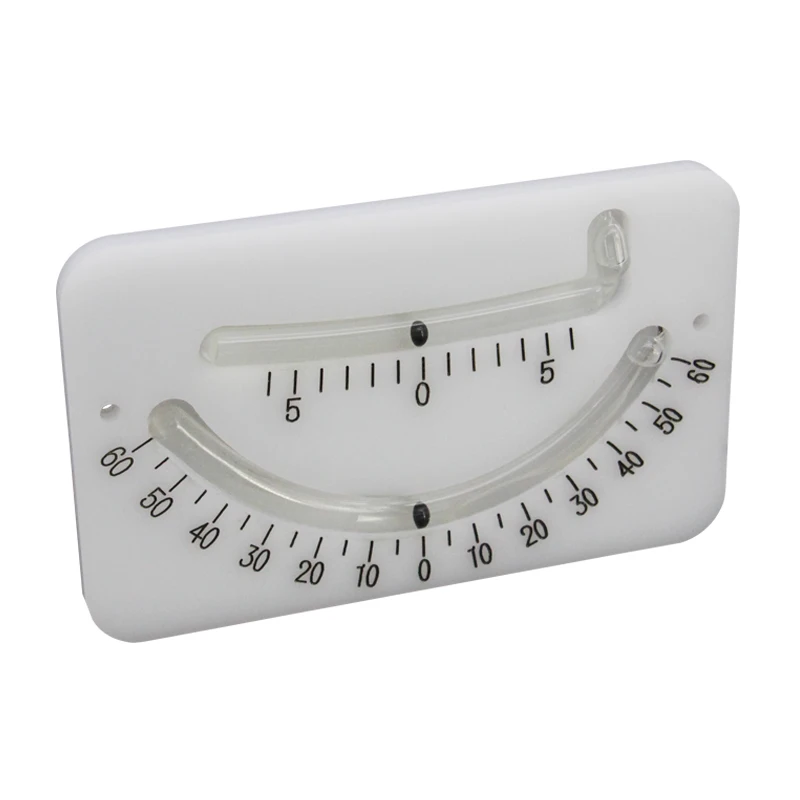 Imagem -04 - Vidro Curvo Horizontal Bubble Inclinometer Nível Tubo Duplo Medição de Ângulo Marinho Acessórios para Instrumentos 505 60-060