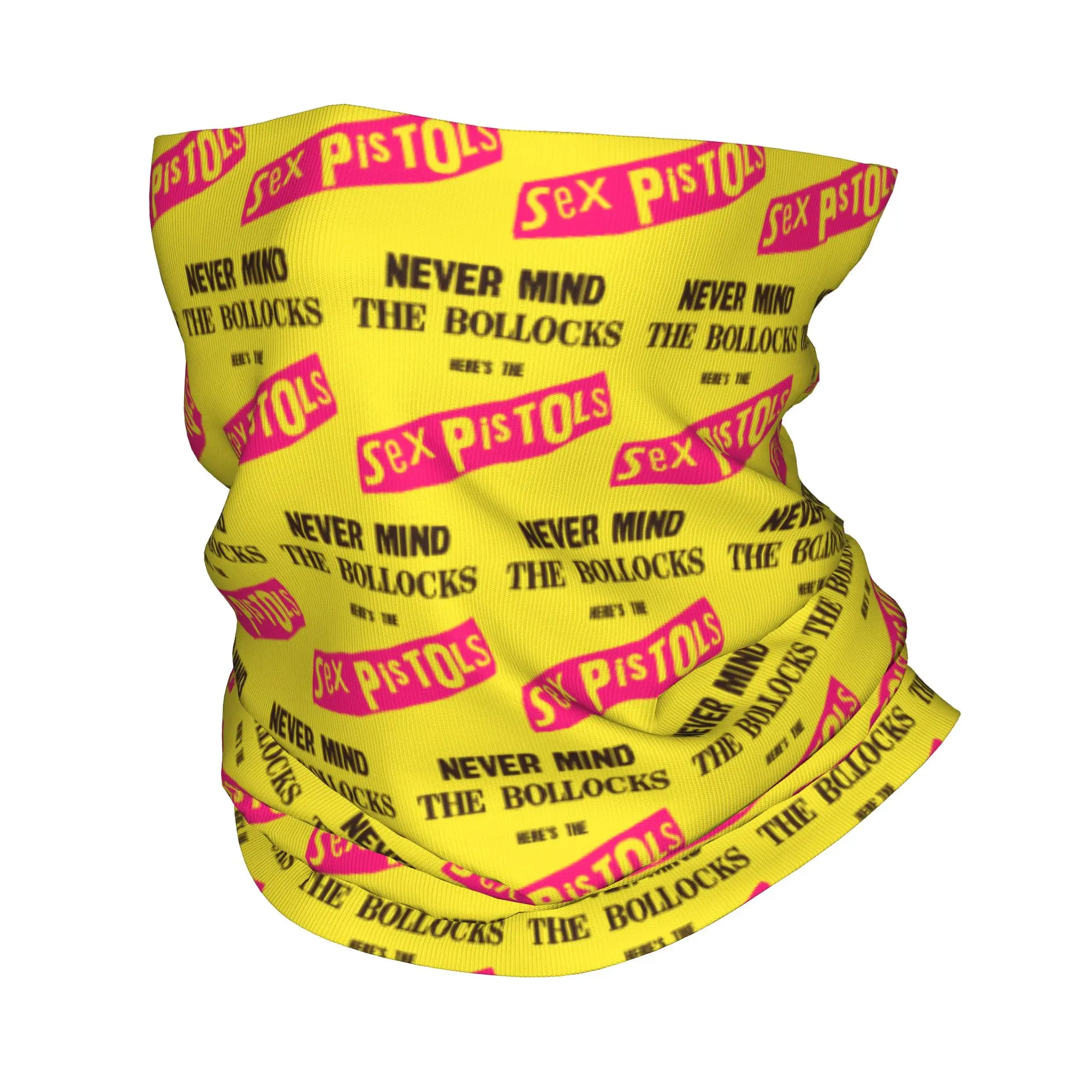 Sex Guns Winter Headband Neck Warmer Men Women Ski Camping Tube Scarf Heavy Metal Rock Band Printed Face Bandana Gaiter