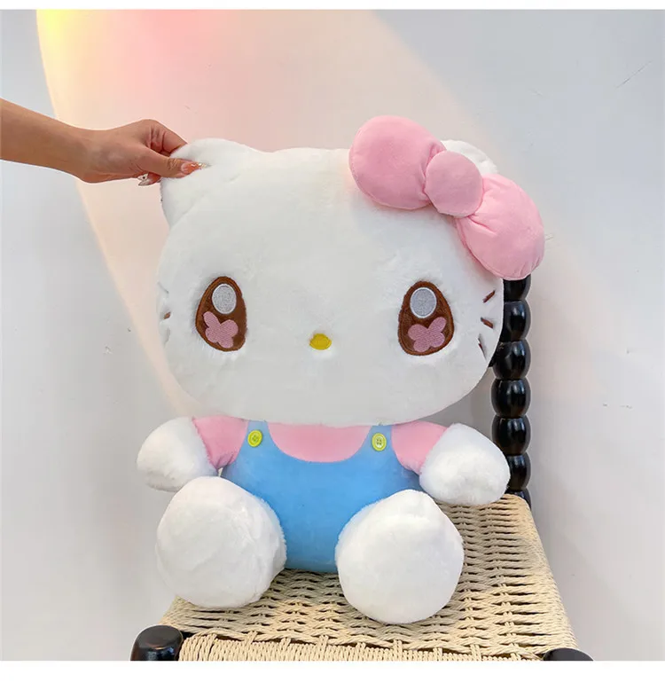 Olá Kitty Boneca De Pelúcia Dos Desenhos Animados Para Meninas, Big Eye Throw Travesseiro, Boneca Adormecida Bonito, Decoração Do Quarto, Brinquedos Infantis, Presente De Aniversário, Novo