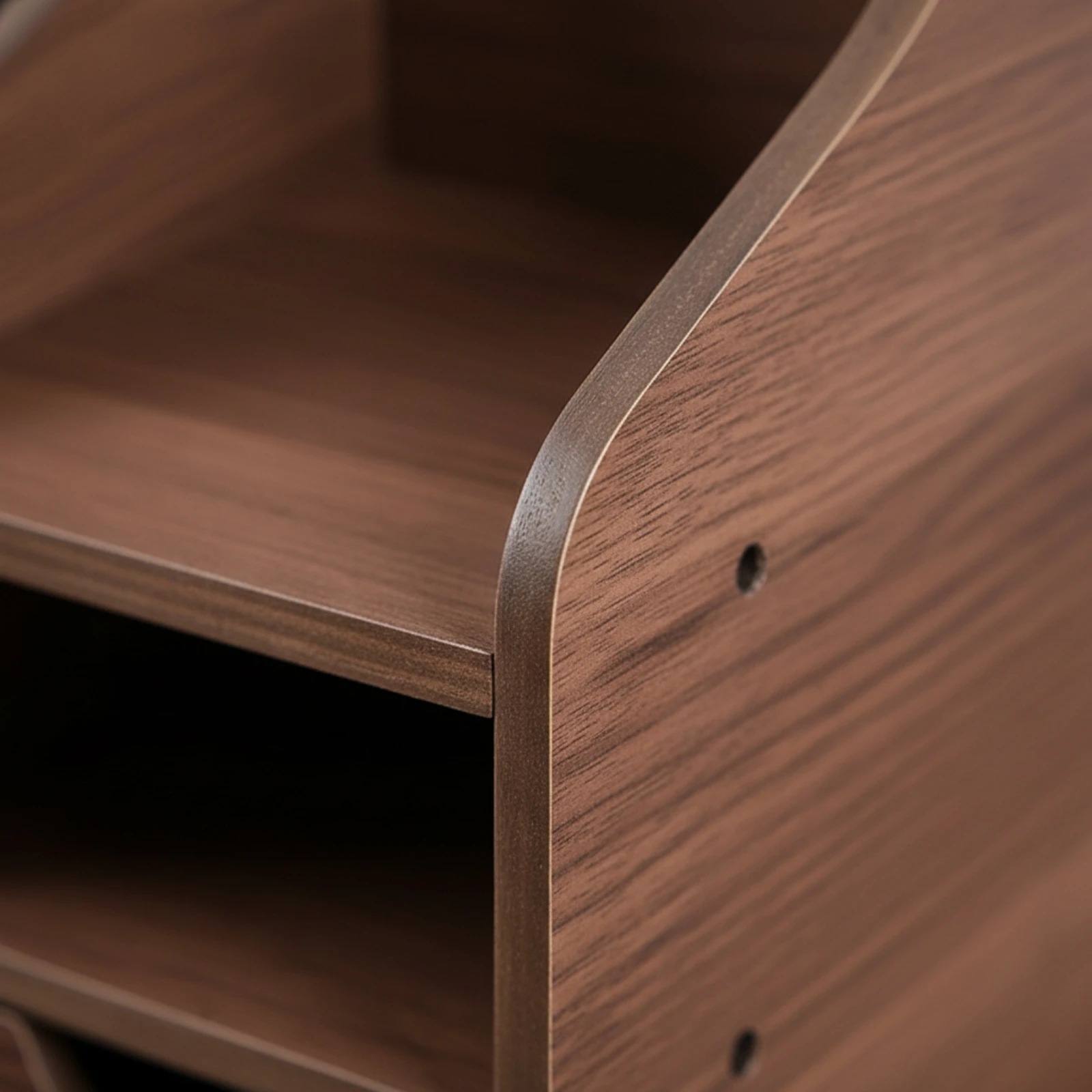 Desktop Filing Organizer with Wood Grain Drawers Wooden Desktop File Organizer with Drawers Storage Rack Compact Space Saving