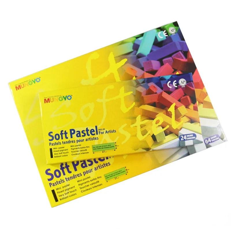 LUCHONG Pastels D'Artiste Carrés - Ensemble 12/24/36/48 Couleurs Doux Pastel Sec Non Toxiques Pour Dessin Peinture École Et Art