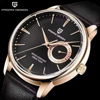 PAGANI DESIGN 2025 nuevo reloj Simple a la moda para hombre, reloj de cuarzo de lujo de marca superior, relojes deportivos impermeables de cuero para hombre