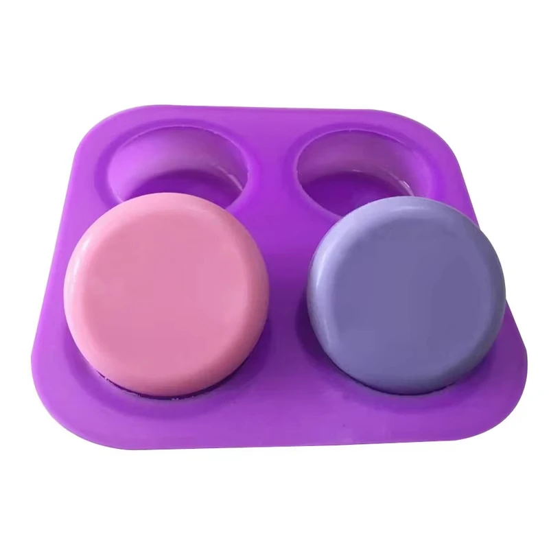 1-2 PCS 4 Cavity Reusable Roun - đánh giá và giá Soap Making Accessories