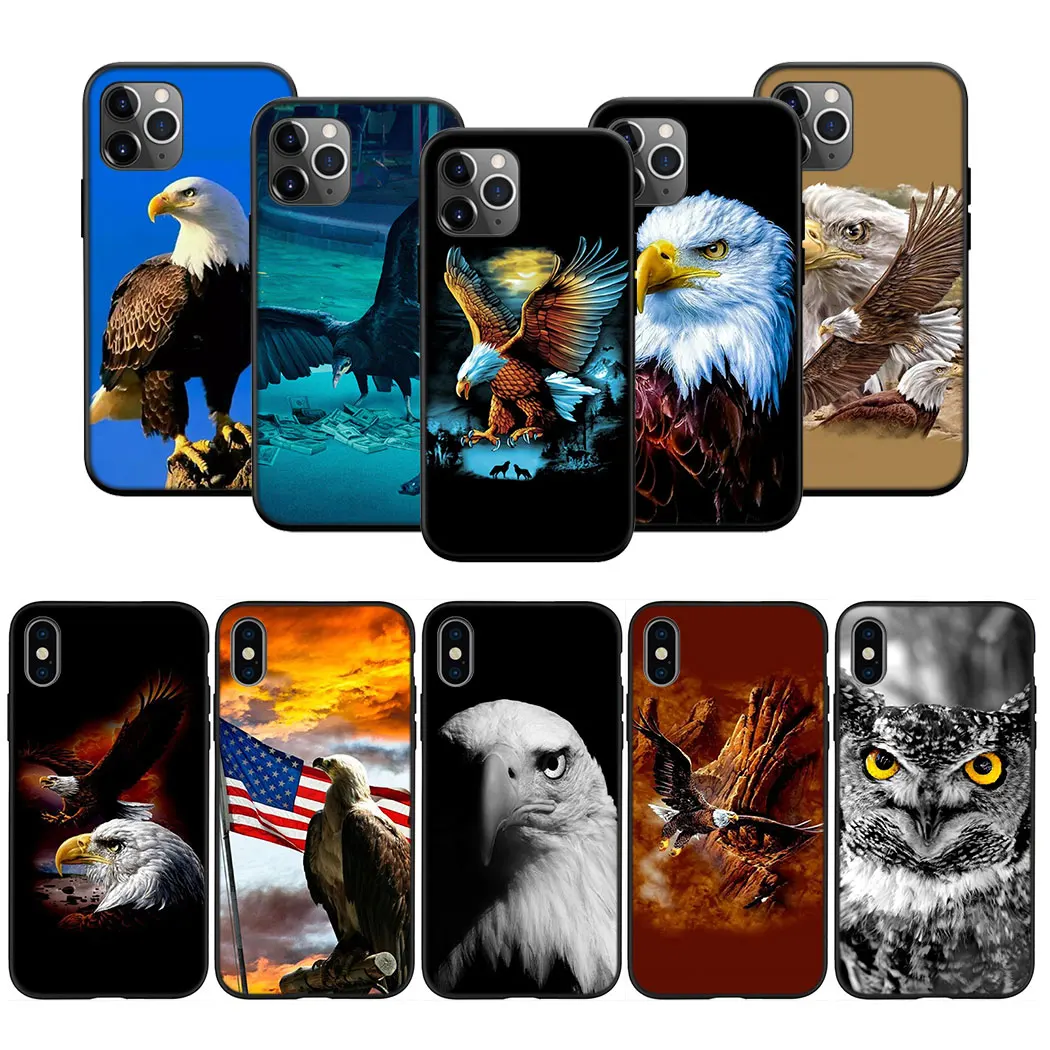 ER10 Animal Eagle Case for Samsung A13 A21S A22 A31 A32 A33 A41 A42 A51 A52 A53 A71 A81 A72 A73 A91 M20 M30S M31 M51