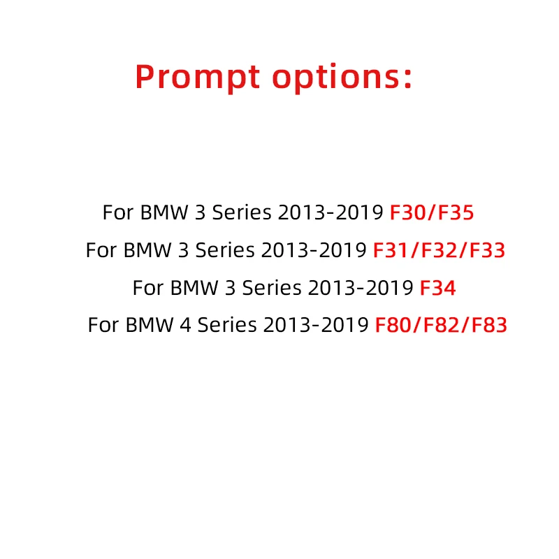 Für BMW F30 F31 Zubehör 3 4 Serie F34 F35 F32 F36 F80 F82 F83 2013-2019 Mittelarmlehne Konsole Box Leder Abdeckung Trim